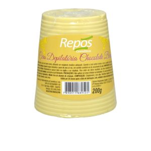 Cera Depilatoria Repos Chocolate Branco 200gr