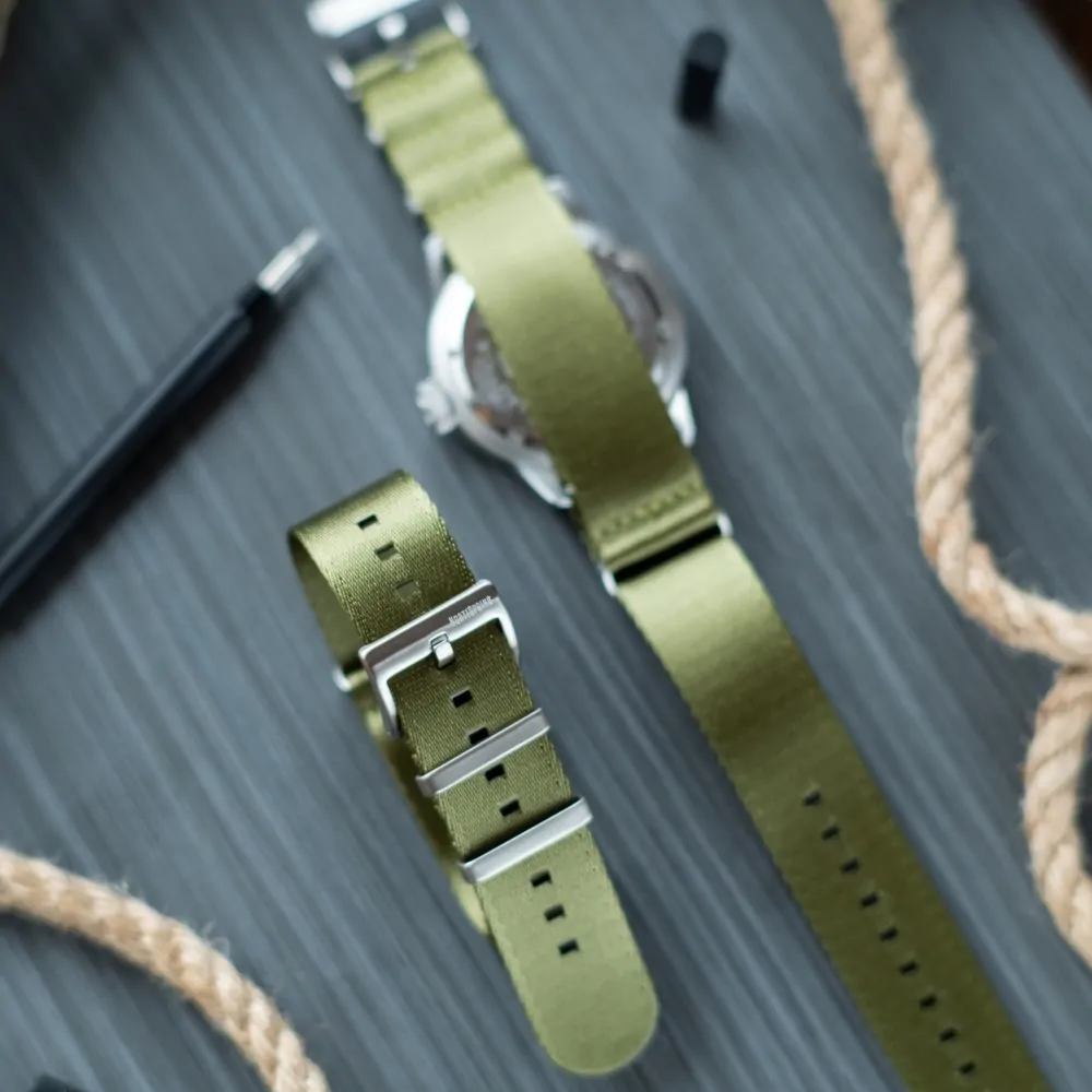 Bracelete Estilo Nato Premium Green Military - Image 8