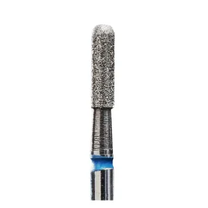 Broca Diamantada Staleks Pro, Tipo Cilindrica 2,3mm x 8mm – MÉDIA BLUE – FA30B023