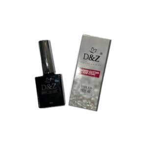 Top Coat Silver Prata Glitter D&Z 8ml