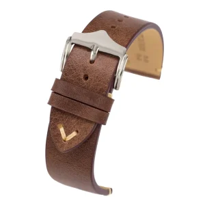 Vintage-style leather bracelet – Retro Light Brown