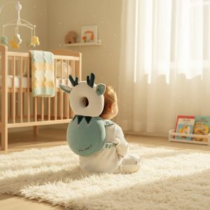 Almofada anti-cabeça achatada para bebés