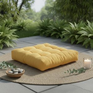 Almofada de exterior para meditação