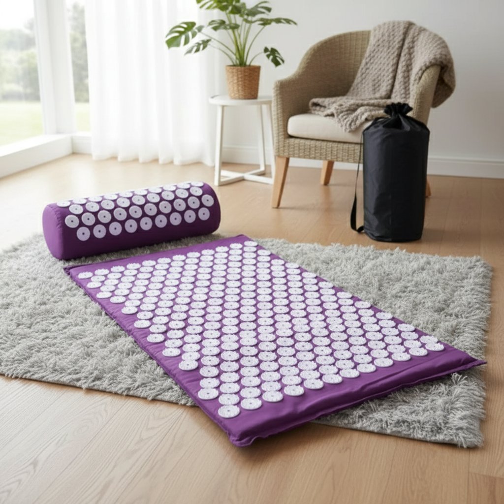 Almofada de massagem shiatsu na cor violeta - Image 2
