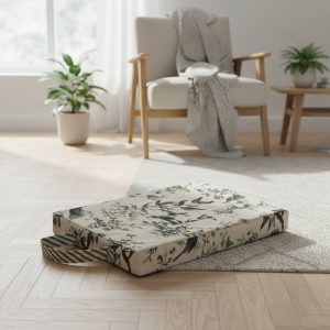 Almofada de chão para joelhos verde bege