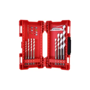 Estojo brocas multimaterial milwaukee shockwave