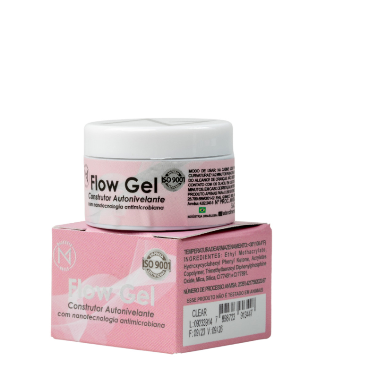 Gel Flow Autonivelante | BABY GLITTER | 14g | Majestic Nails - Image 3